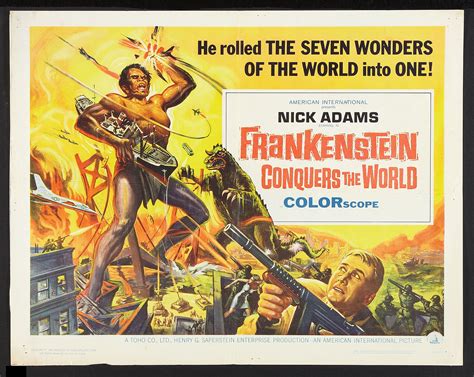 Frankenstein Conquers The World Japanese Horror Movies Japanese Monster Movies