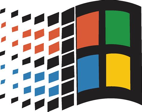 Download Hd Microsoft Windows Compatible Icon Windows 95 Logo Png