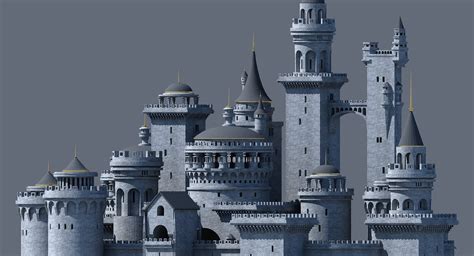 Artstation Fantasy Castle 03 Game Assets