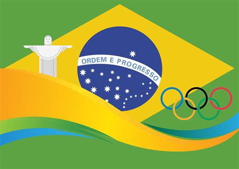 Rio Olympiad Flag Free Vector Graphic On Pixabay