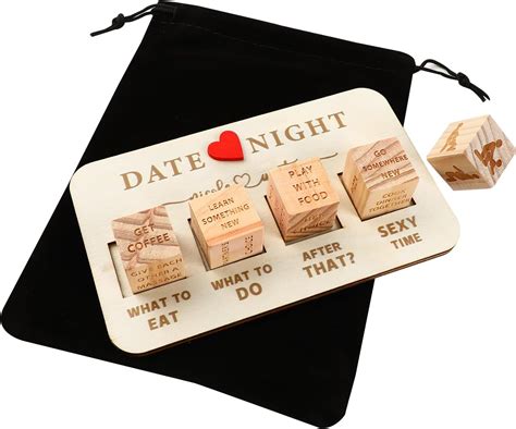 Amazon Com Date Night Dice After Dark Edition Wooden Couples Dice