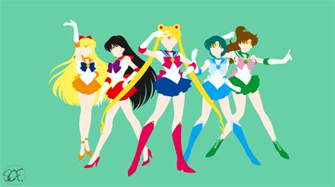 4k Wallpaper Minimalist Sailor Moon Desktop Wallpaper Hd