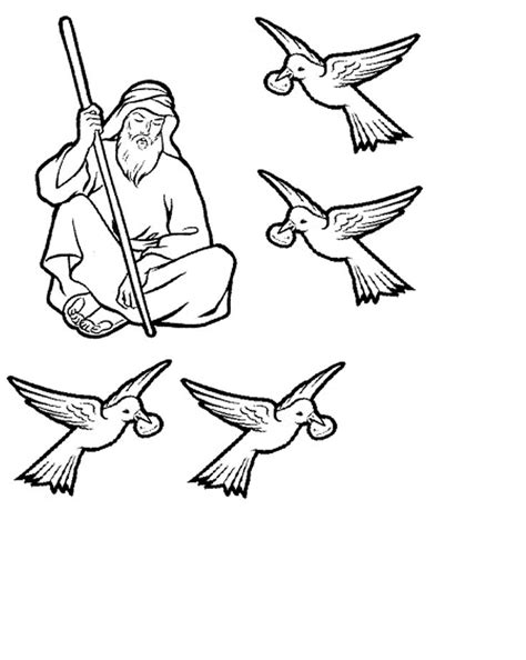 These free coloring page and cartoon illustration is based on 1 kings 17 where god provides for the prophet elijah by sending food to him by ravens. 17 Best images about ELISHA : FED BY THE RAVENS!!! on ...
