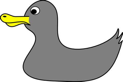 Gray Duck Clip Art At Vector Clip Art Online Royalty Free