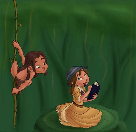 Tarzan And Jane Walt Disney S Tarzan Fan Art 34569584 Fanpop