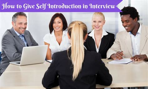 Introduce Myself Self Introduction Sample For Job Interview Free