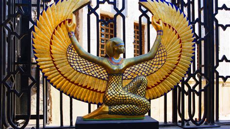 ancient egyptian god osiris underworld and goddess hathor beauty gallery statues egyptian com