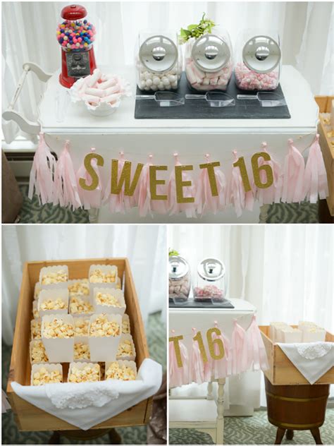A Sweet 16 Birthday Party Ideas And Printables Party Ideas Party