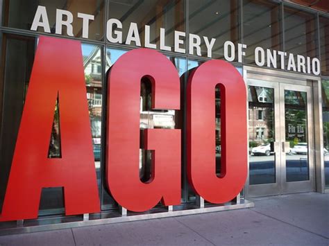 Art Gallery Of Ontario Entrance Sign John Kannenberg Flickr