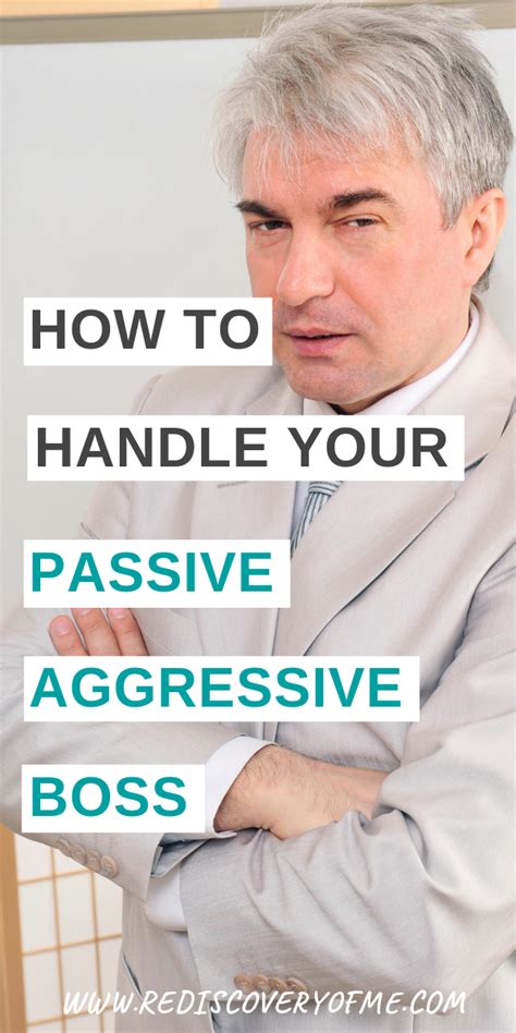 How To Handle Your Passive Aggressive Boss And Colleagues Passive Aggressive Passive
