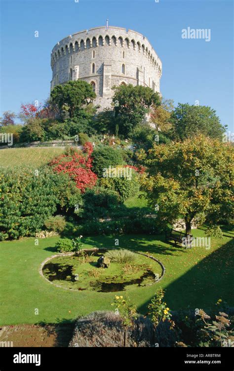 The Round Tower And Gardens In Windsor Castle Home To Royalty For 900