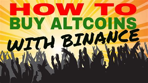 Such access and use are always subject to: How To Trade Alt Coins With Binance Bitcoin - YouTube