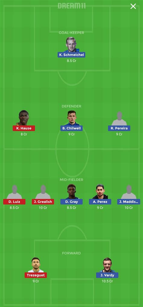 Predictions, tips and stats for man city matches. LEI vs AVL Dream11 Prediction, Live Score & Leicester City ...