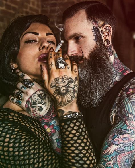 Your Daily Dose Of Great Beards ️ Tattooed Couples Photography