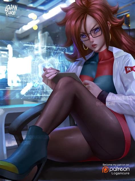 Android 21 By Logancure On Deviantart Dragon Ball Android Dragon
