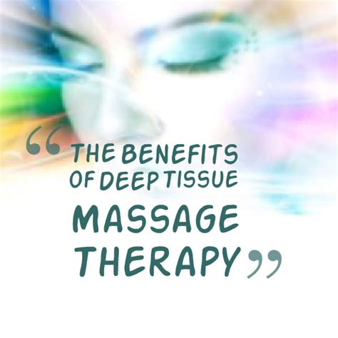 The Benefits Of Deep Tissue Massage Therapy Massage Therapy Deep