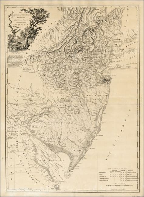 The Finest 18th Century Map Of New Jersey Rare And Antique Maps