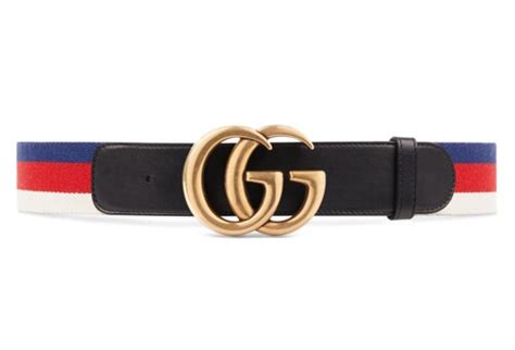 Sylvie Web Belt With Double G Buckle Gucci Mens Casual 409416he2mt8351