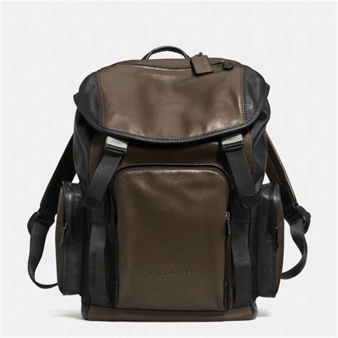 Coach Sport Backpack In Leather In Black For Men Lyst