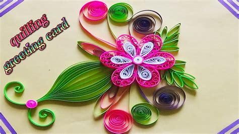 Paper Art Quilling Designs On Cards How To Make A Beautiful Greeting
