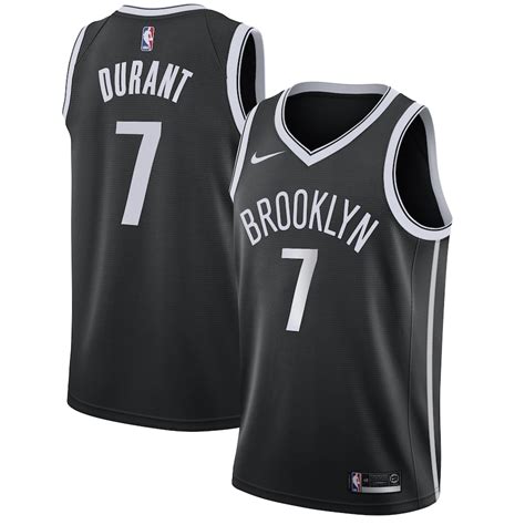 Nike Kevin Durant Brooklyn Nets Black 201920 Swingman Jersey Icon