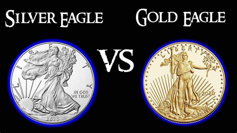 Silver Eagle Vs Gold Eagle Us Mint Coins Compared Youtube