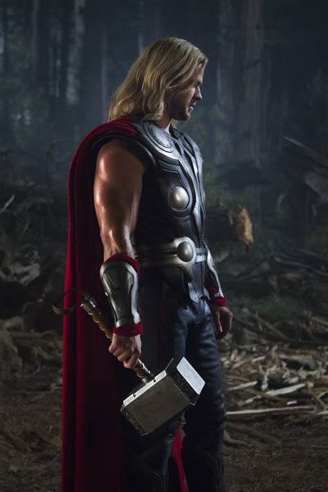 Chris Hemsworth As Thor In The Avengers See All Of The Pictures From