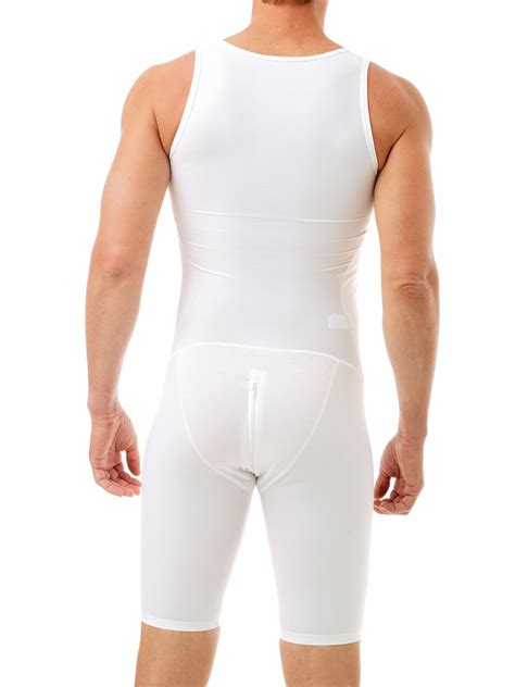 Men S Compression Bodysuit With Rear Zipper Discover At Underworks