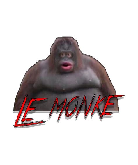 Le Monke Meme Digital Art By Girls Hellochen Pixels Merch