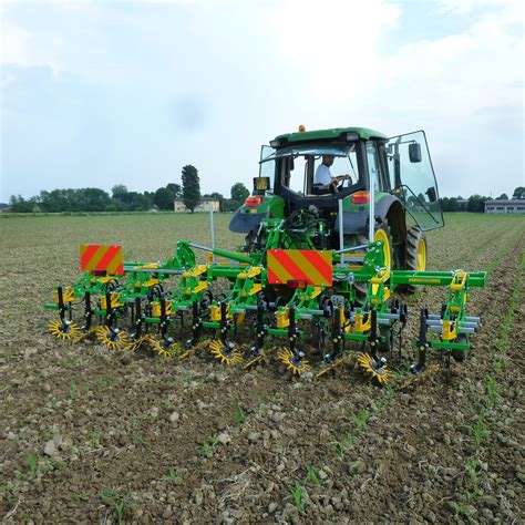 Tractor Mounted Row Crop Cultivator Maintech Srl Weeding