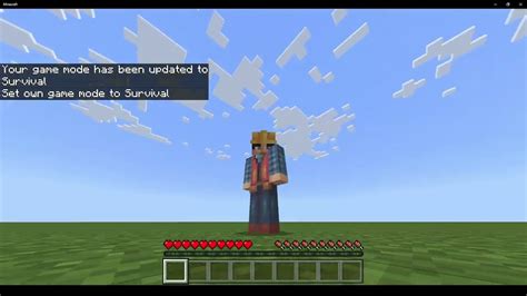 How To Use The Gamemode Gamerule And Time Commands In Minecraft Youtube