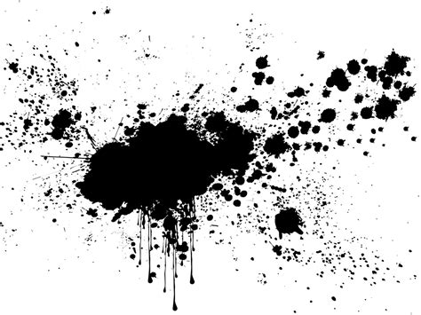 Black Aesthetic Paint Splatter Splash Manchas De Sangue Clip Art Library