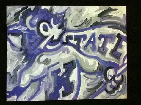Pin By Barb Harris On K State Sport Canvas Art Canvas Art Painting