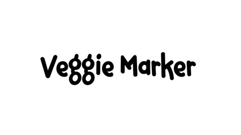 Veggie Marker Font By Ianandart Back Up 3 On Deviantart