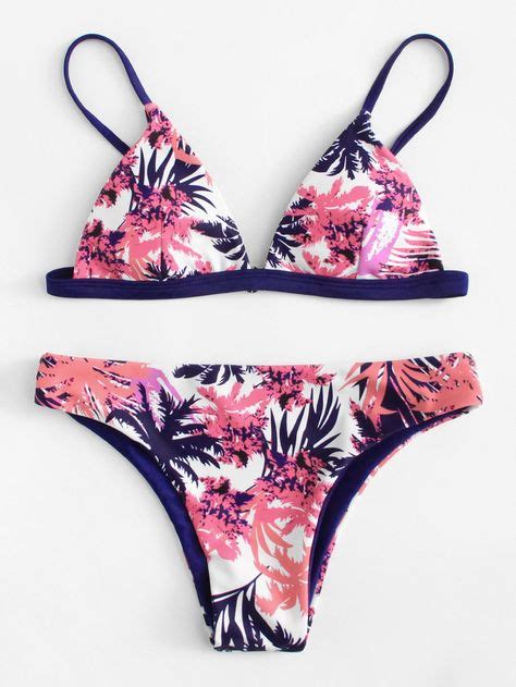 leaf print bikini set in 2020 bikinis for teens swimsuits for teens bikinis