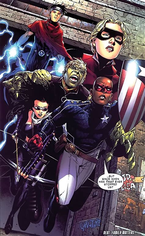 Young Avengers Marvel Comics Team Profile And Details