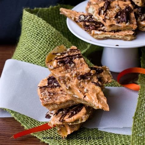 Pumpkin Spice Saltine Toffee With Hershey Kisses And Pecans Recipe