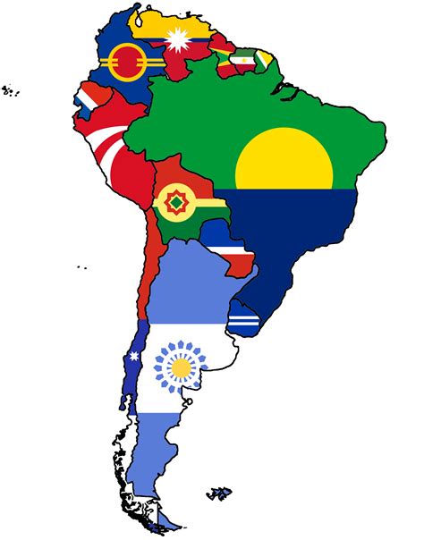 Redesigned Flags For South American Countries Vexillology