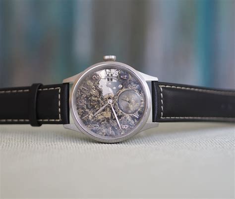 6498 Etaunitas Custom Made Watch With Swiss Made Eta 6498 Etsy