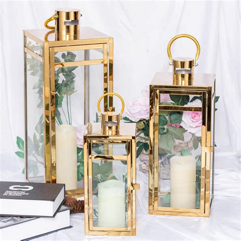 12 5 Inch Tall Metal Lantern Candle Holder Party Home Wedding Centerpieces Sale Ebay