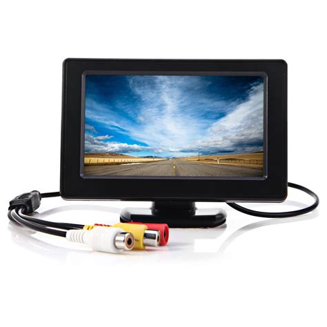 43 Inch Color Tft Lcd Mini Car Rear View Monitor Parking Rearview