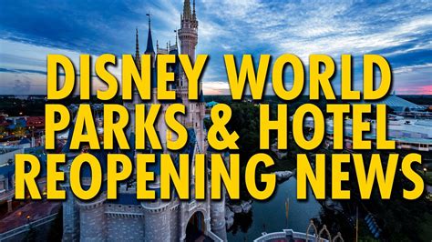 Walt Disney World Begins Reopening Parks July 11 Select Resorts June