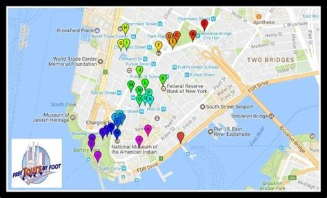 Maps Of Lower Manhattan Downtown Manhattan