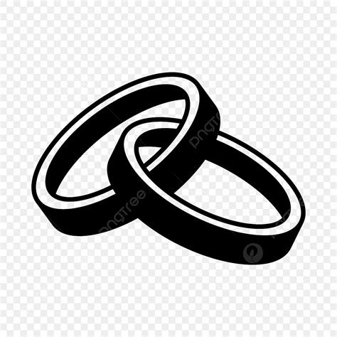 Couple Rings Vector Art Png Couple Wedding Rings Wedding Clipart Black And White Jewellery