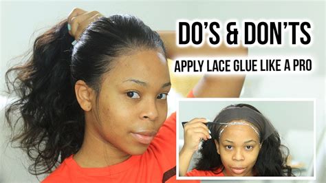 How To Do A Lace Front Wig With Glue