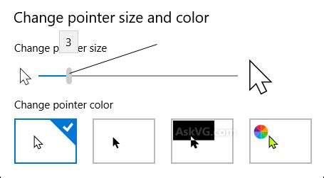 How To Change Mouse Pointer Cursor Color And Size In Windows The On Vrogue