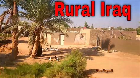 Traveling Iraq Rural Area Near Najaf City Middle East 2020