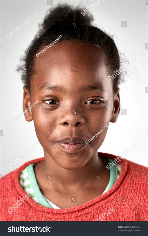 Portrait Real African Black Girl Face Stock Photo 509885527 Shutterstock