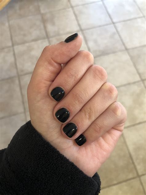 Leave the wraps on for 10 to 15 minutes, and. SNS dip mani! | Black gel nails, Powder nails, Dipped nails