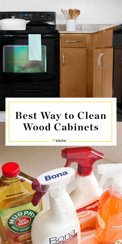Clean using vinegar vinegar is a cleaning marvel when it comes to cabinets. How To Clean Wood Cabinets | Kitchn